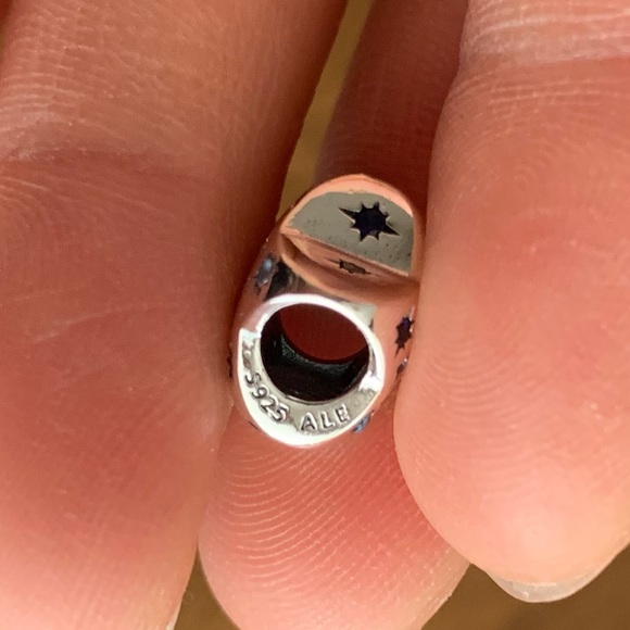 NWOT Bold Sparkling Star Charm Sterling Silver 925 - Picture 15 of 15